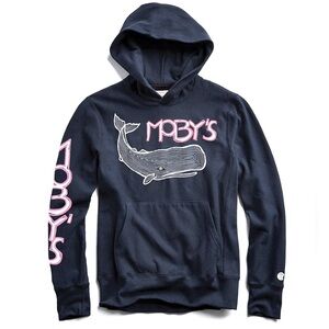 🦄🐳RARE AF Moby’s Whale Hoodie in Navy/ Todd Snyder🐳~medium ~ Hamptons